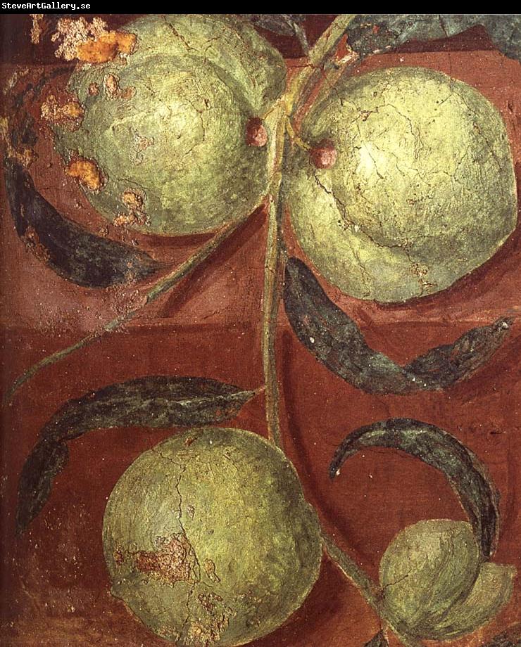 unknow artist Details of Still Life with Peach Bough and Glass jar